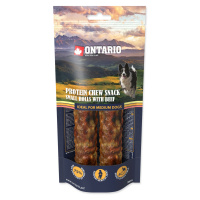 Ontario Protein Chew Snack Small Rolls with Beef 2 ks