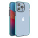 Spring silikonové pouzdro s barevným lemem na iPhone 14 PRO MAX 6.7" Light blue