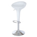 AUTRONIC Barová židle AUB-9002 WT bílá