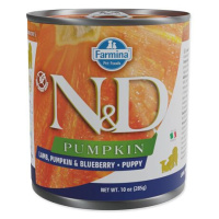 KONZERVA N&D DOG LAMB & PUMPKIN & BLUEBERRY PUPPY 285g