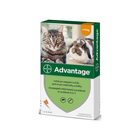 Advantix Advantage pro malé kočky a králíky 40mg 1x0,4ml