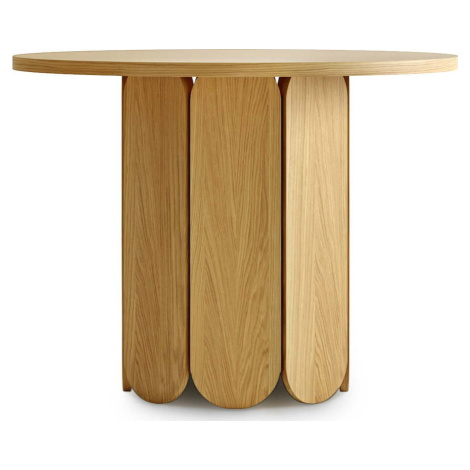 Jídelní stůl v dubovém dekoru Woodman Soft, ø 98 cm