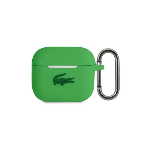 Pouzdro Lacoste Liquid Silicone Glossy Printing Logo pro Airpods 1/2, green