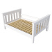 GRZ Dřevěný pelíšek (postel) pro psa FIFI 120x80 cm - masiv Borovice bílá