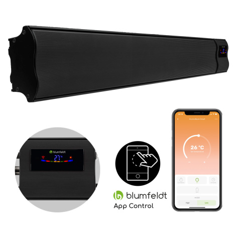 Blumfeldt Cosmic Beam Smart 24, infračervený ohřívač, 2400 W, WiFi, ovládání pomocí aplikace, če