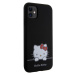 Zadní kryt Hello Kitty Liquid Silicone Daydreaming Logo pro Apple iPhone 11, black