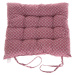 Růžový textilní podsedák 40x40 cm - Dakls