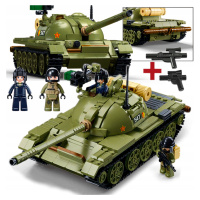 Stavebnice Tank T54S Sovětský Stíhač Tanků Armáda ARMÁDA+2ks Lego Zbraň