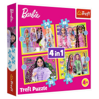 Puzzle Veselý svět Barbie 4v1