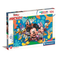 Clementoni Puzzle 104 dílků Super Disney Mickey and Friends 25745
