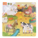 Viga Toys puzzle s kolíky Farma