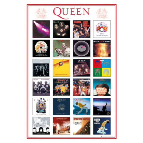 Plakát, Obraz - Queen - Covers, (61 x 91.5 cm) GB Eye