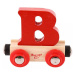 Bigjigs Rail Vagónek dřevěné vláčkodráhy - Písmeno B