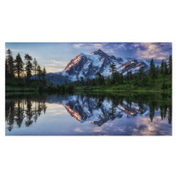 Fotografie Sunrise on Mount Shuksan, James K. Papp, 40 × 22.2 cm