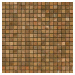 Kamenná mozaika Premium Mosaic Stone oranžová 30x30 cm mat STMOS15ORW