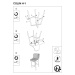 Signal Barová židle COLIN B H-1 | Velvet Barva: Černá / Bluvel 19