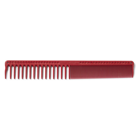 JRL Cutting Comb J302 (7.3&quot;) - profesionálně kombinované hřebeny J302 RED - červený