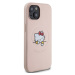 Hello Kitty PU Kitty Asleep Logo MagSafe Kryt iPhone 15 růžový