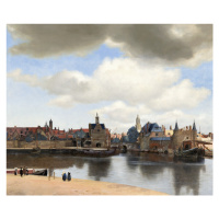 Obrazová reprodukce View of Delft, c.1660-61, Jan Vermeer, 40 × 33.3 cm