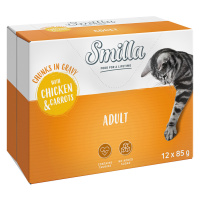 Smilla kousky se zeleninou 24 x 85g - výhodné balení - Adult s kuřecím a mrkví