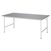 RAU Pracovní stůl, výškově přestavitelný, 800 - 850 mm, deska z ušlechtilé oceli, š x h 2000 x 1