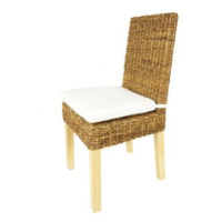 Ratanová židle SEATTLE NATUR - konstrukce borovice