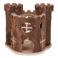 Trixie Dřevěný hrad Matti pro hlodavce 17 × 15 × 12 cm