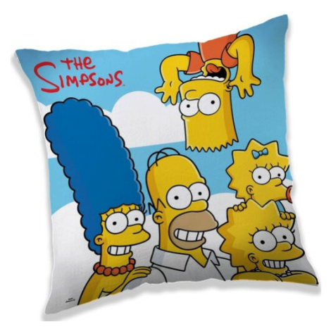 Jerry Fabrics Polštářek The Simpsons family clouds, 40 x 40 cm