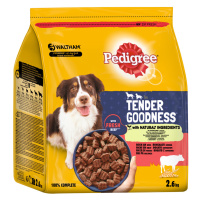Pedigree Tender Goodness s hovězím - 3 x 2,6 kg