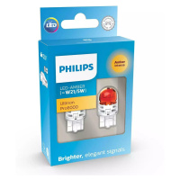 Philips LED W21/5W 12V 2.5/0.5W Ultinon Pro6000 SI Amber Intense 2ks 11066AU60X2
