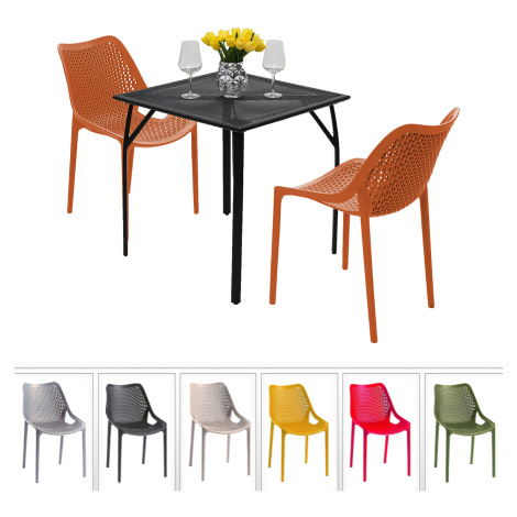 Zahradní sestava DUBLIN/EDEN 1+2 (různé barvy) červená