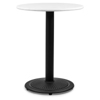 Blumfeldt Patras Pearl, bistro stolek, secesní styl, mramor, Ø 60 cm, výška 75 cm, litina