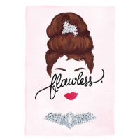 Ilustrace Flawless Audrey, Nour Tohme, 26.7 × 40 cm