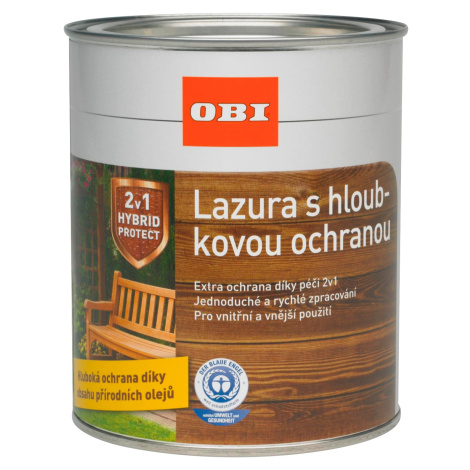 OBI Lazura s hloubkovou ochranou bílá 750 ml