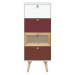 vidaXL Skříň highboard se zásuvkami 40 x 30 x 95 cm kompozitní dřevo