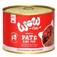 WOW Cat konzerva Paté Hovězí PUR Adult 200 g