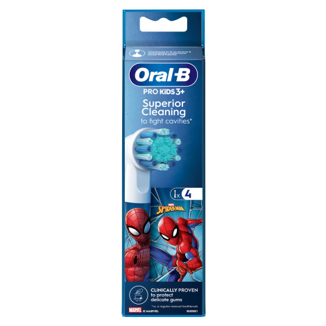 Oral-B Pro Kids Kartáčkové hlavy s motivy Spiderman 4 ks