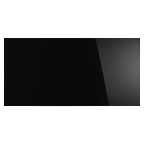 magnetoplan Designová magnetická skleněná tabule, š x v 2000 x 1000 mm, barva černá