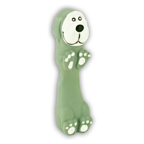 Akinu Činka pes šedý hračka pro psa latex 12 cm