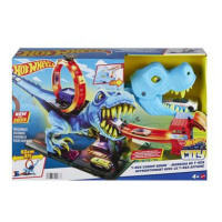 Mattel Hot Wheels CITY SMYČKA SE ŽRAVÝM T-REXEM