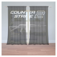 Sablio Záclony Counter Strike 2 AK: 2ks 150x250cm