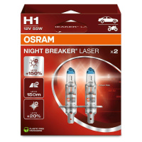 OSRAM H1 12V 55W P14.5s NIGHT BREAKER LASER +150% více světla 2ks 64150NL-2HB