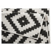 NORTHRUGS - Hanse Home koberce Kusový koberec Twin-Wendeteppiche 103129 schwarz creme – na ven i