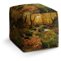 Sablio Taburet Cube Most v lese: 40x40x40 cm