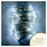 DecoLED LED světelná záclona HOBBY LINE, 2x2m, ledově bílá, 200 diod LWC22