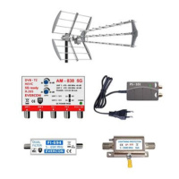 EVERCON anténní komplet pro slabý signál KOM-838-101-3-TESLA