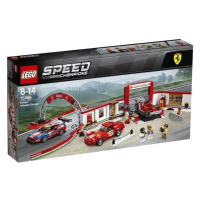 Lego® speed champions 75889 úžasná garáž ferrari