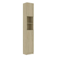 Koupelnová skříňka dub sonoma 32 × 25,5 × 190 cm dřevotříska