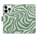 iSaprio Flip pouzdro Zebra Green 02 pro iPhone 15 Pro