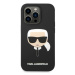 Karl Lagerfeld KLHMP14LSLKHBK hard silikonové pouzdro iPhone 14 PRO 6.1" black Silicone Karl`s H